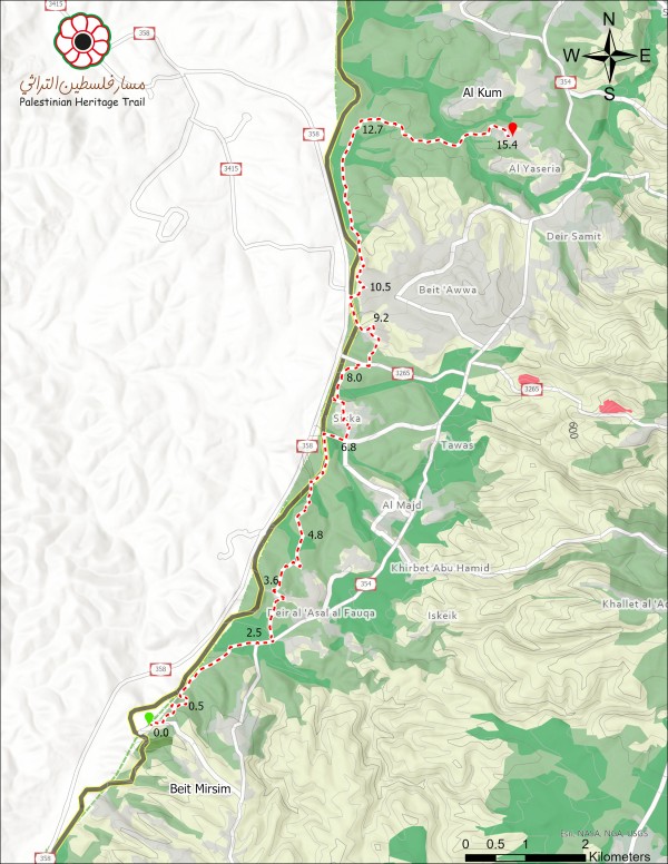 Topo map