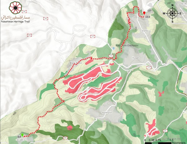 Topo map
